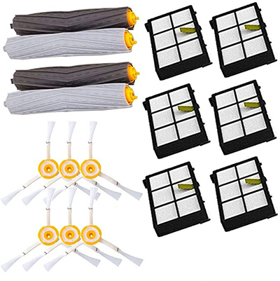 Super Pack Plus Kit de cepillos y filtros para Roomba 600 y 700